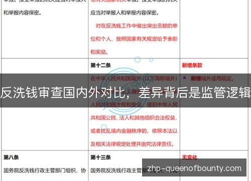 反洗钱审查国内外对比，差异背后是监管逻辑